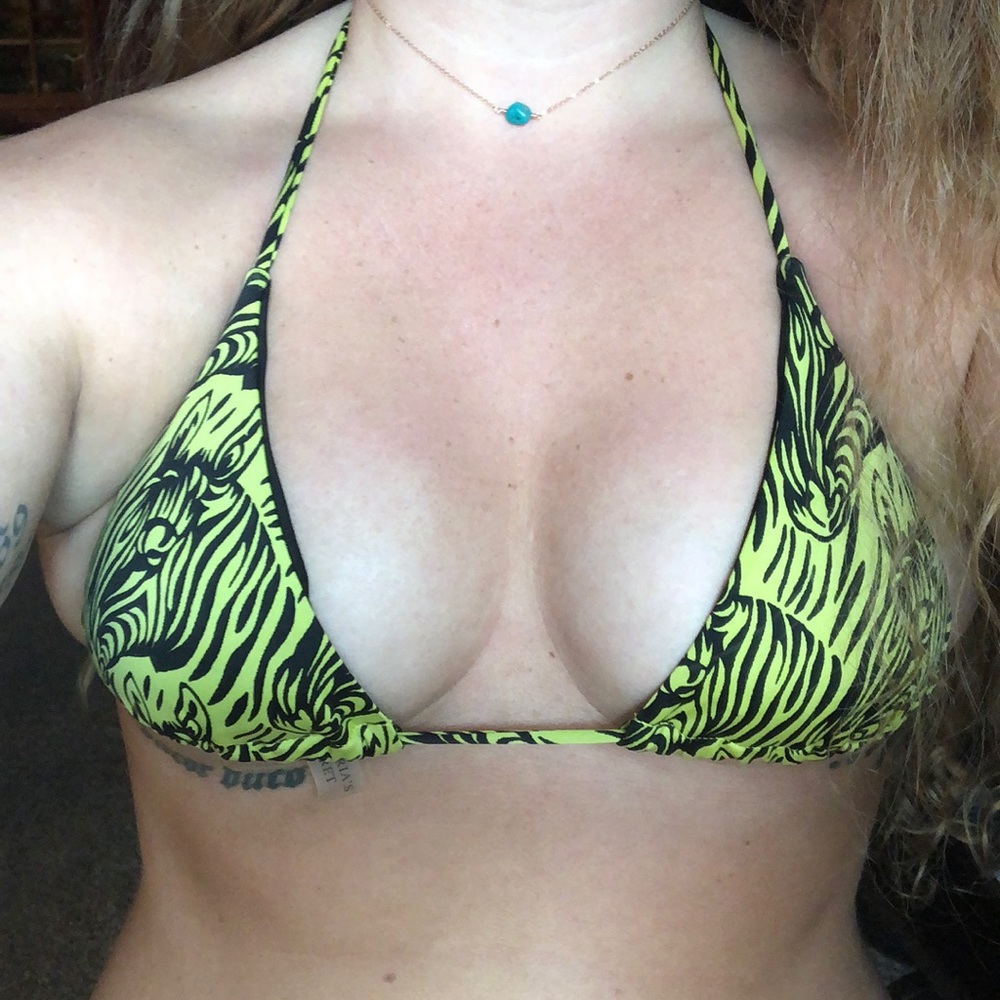 Victoria Secret Zebra Bikini Top